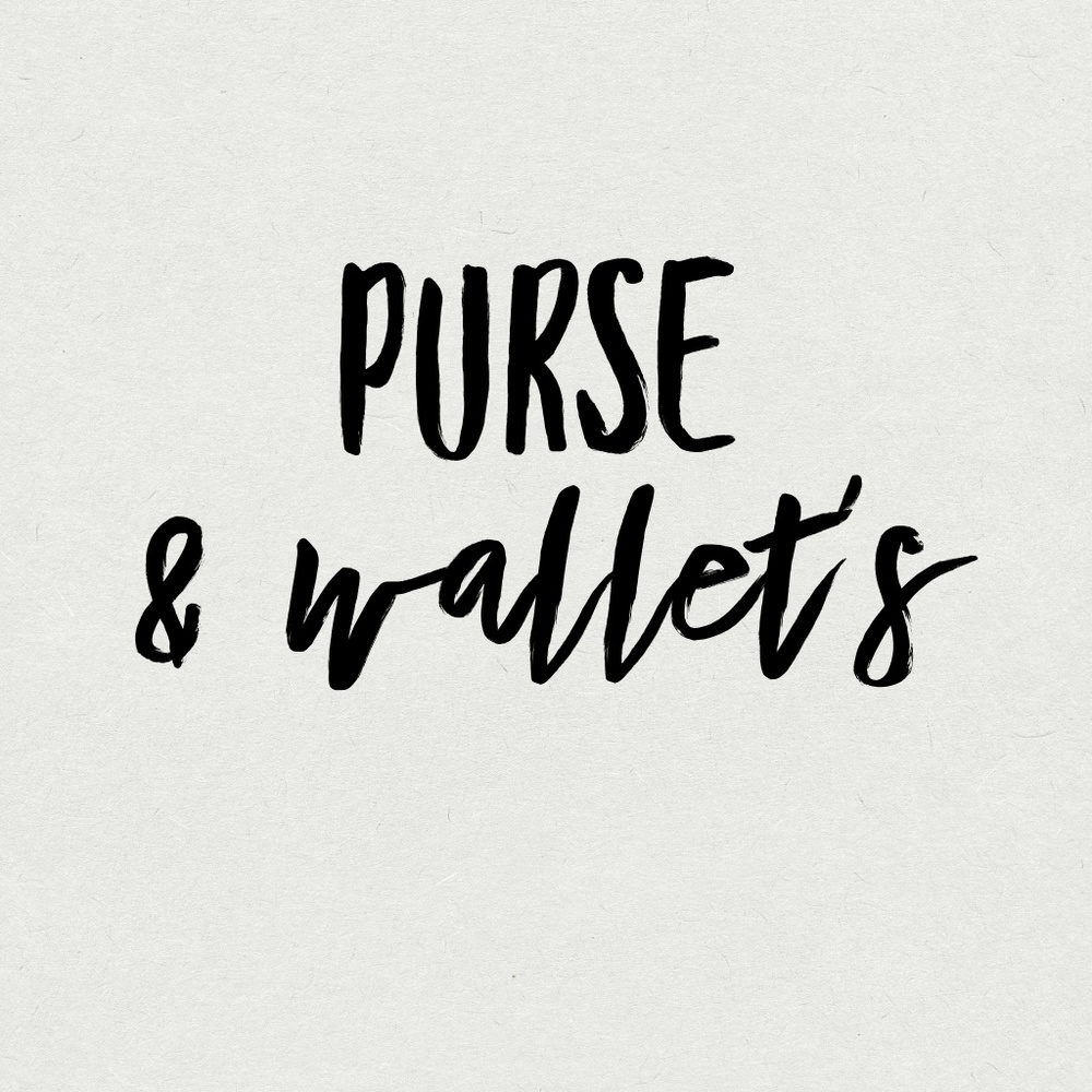 Purses &wallet's